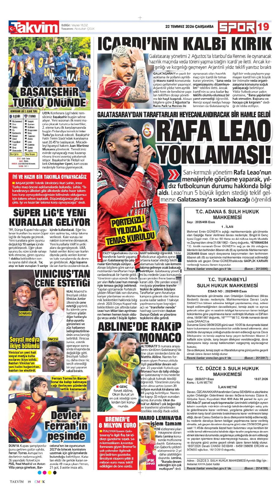 Ollie Watkins Fenerbahçe'ye geliyor | Sporun manşetleri - 6 Ollie Watkins Fenerbahçe'ye geliyor | Sporun manşetleri - 6