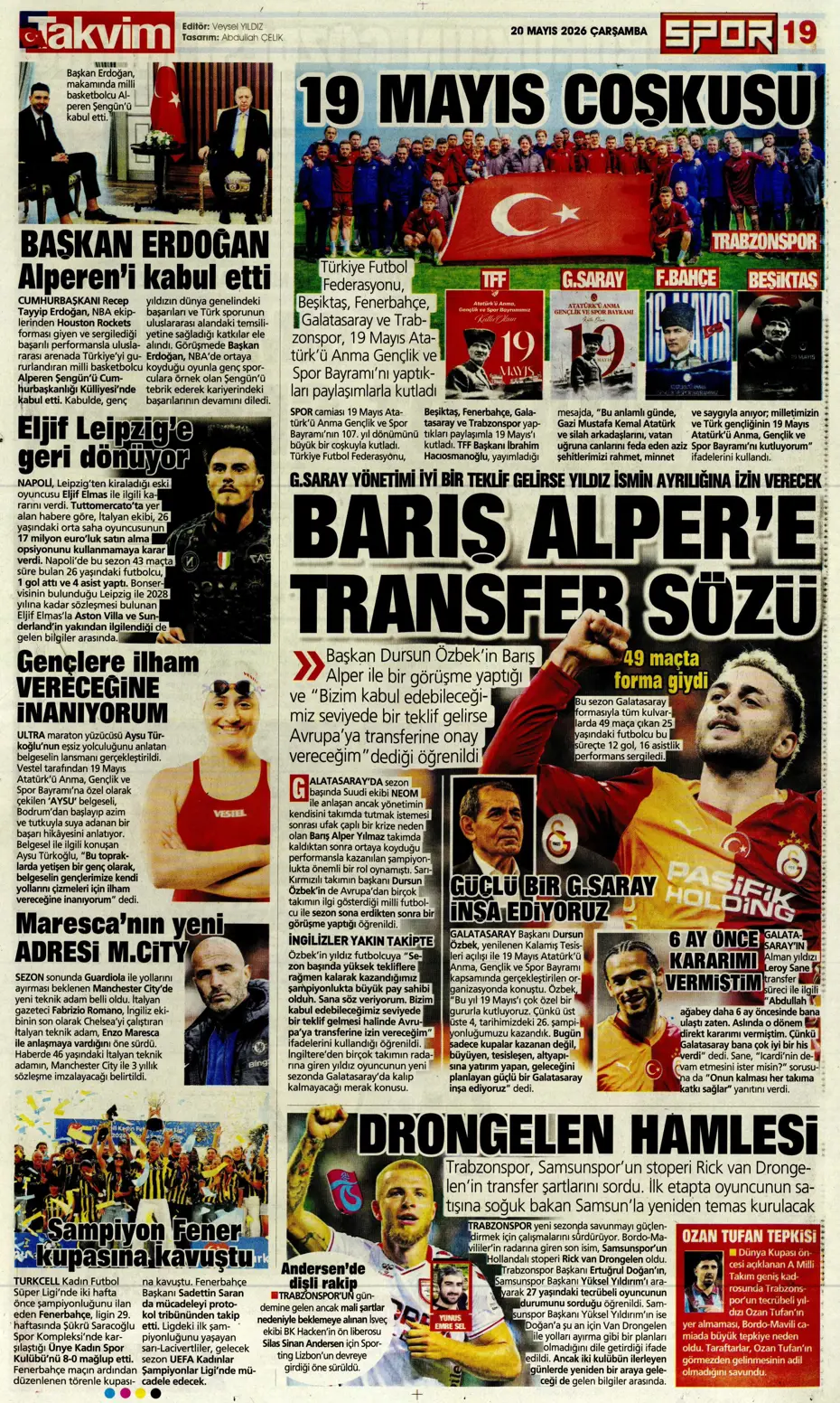 Conte yanında dünyaca ünlü yıldızı da Fenerbahçe'ye getiriyor | Sporun manşetleri - 7