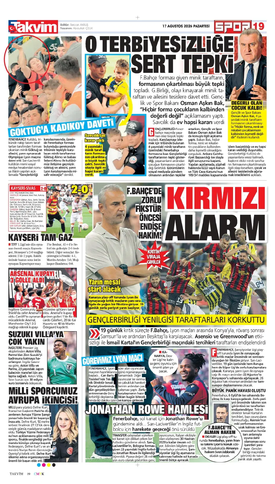 Fenerbahçe'de 2. kaptan Hakan Çalhanoğlu | Sporun manşetleri - 9 Fenerbahçe'de 2. kaptan Hakan Çalhanoğlu | Sporun manşetleri - 9