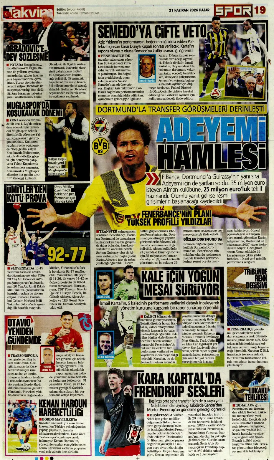 İsmail Kartal sonrası Cengiz Ünder kararı | Sporun manşetleri - 2