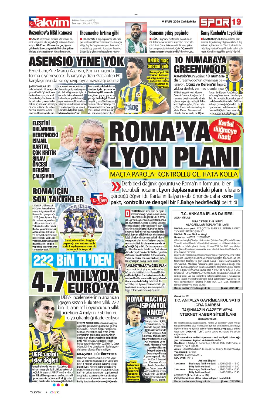 Ve Galatasaray'da anlaşma tamam, 4 yıllık imza: Resmi açıklama an meselesi | Sporun manşetleri - 17 Ve Galatasaray'da anlaşma tamam, 4 yıllık imza: Resmi açıklama an meselesi | Sporun manşetleri - 17