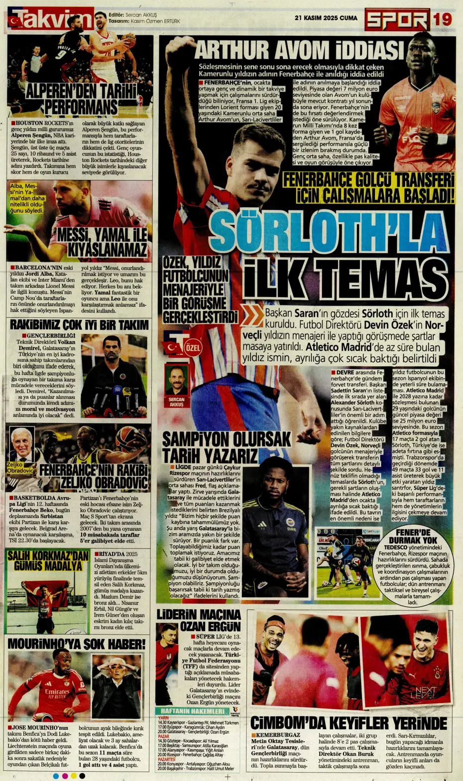 "Galatasaray'dan Rodrygo bombası" | Sporun manşetleri - 3