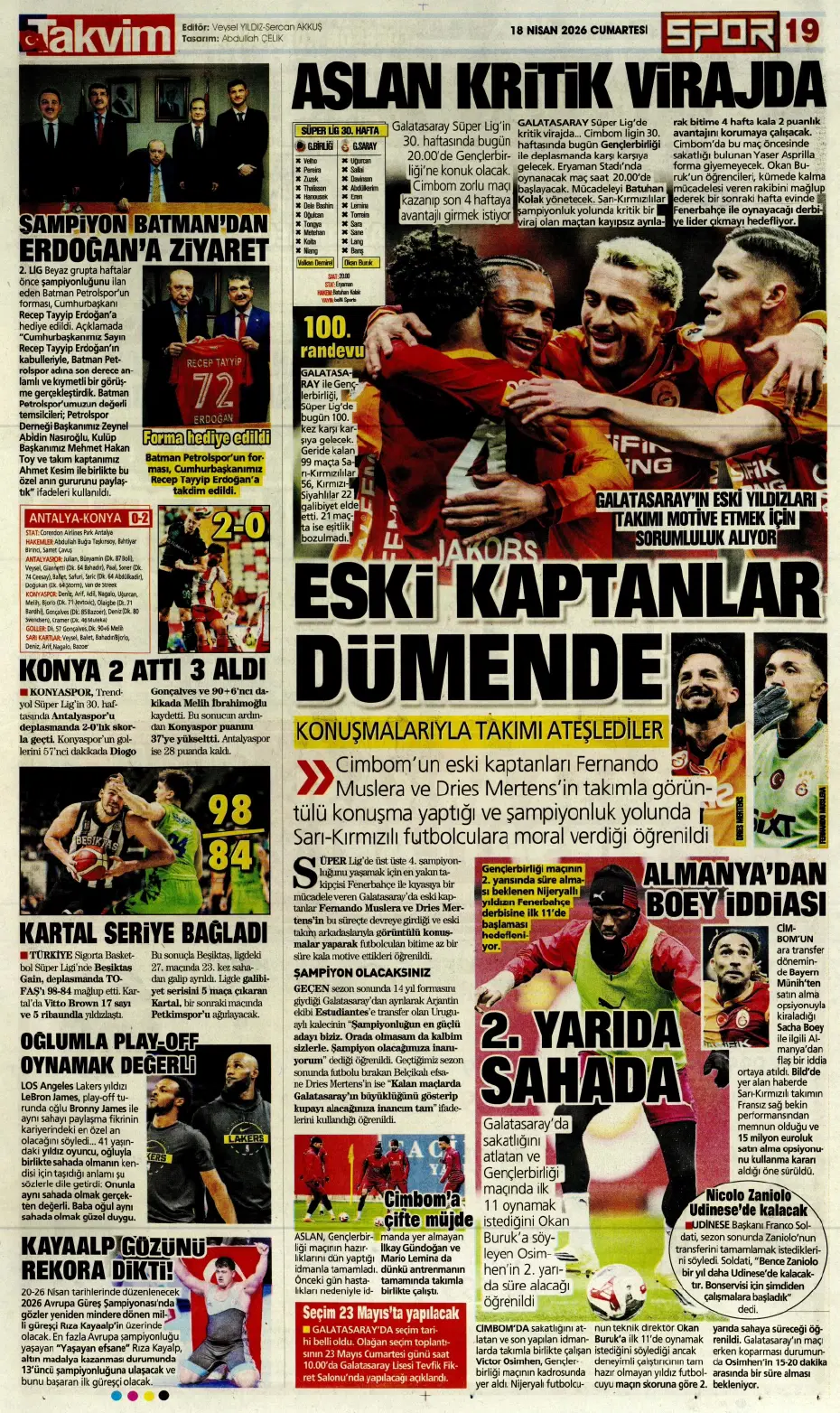 Ederson acı son | Sporun manşetleri - 13