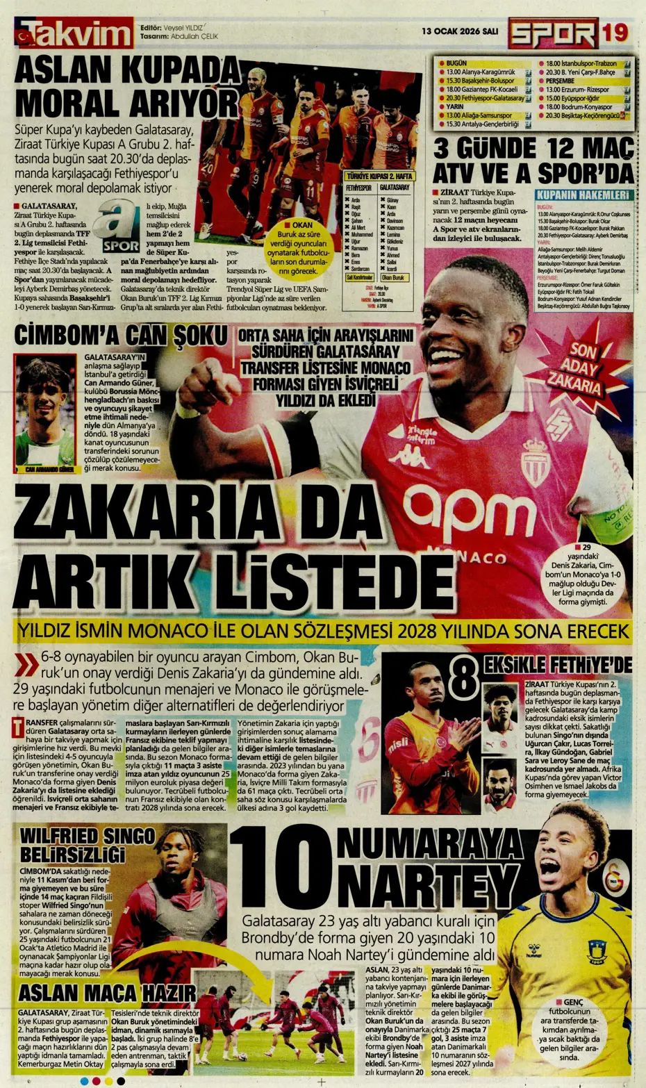 "Elveda! Fenerbahçe'de 20 milyon euroluk ayrılık" | Sporun manşetleri - 16