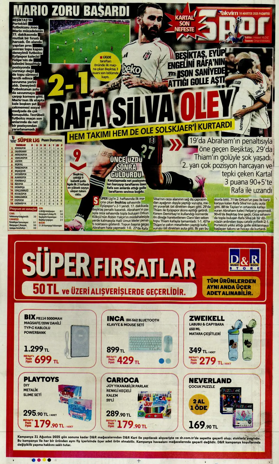 "Galatasaray'dan Antony bombası" | Sporun manşetleri - 4