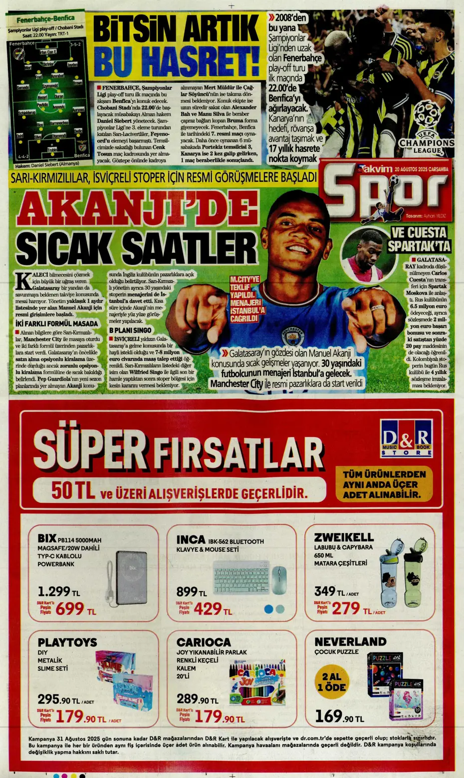"Fenerbahçe'den Nene sonrası bir transfer daha" | Sporun manşetleri - 3