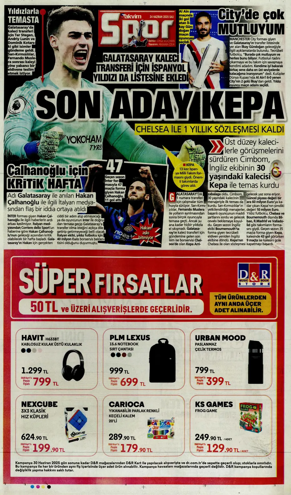 "Victor Osimhen'de son 16 gün" | Sporun manşetleri - 3