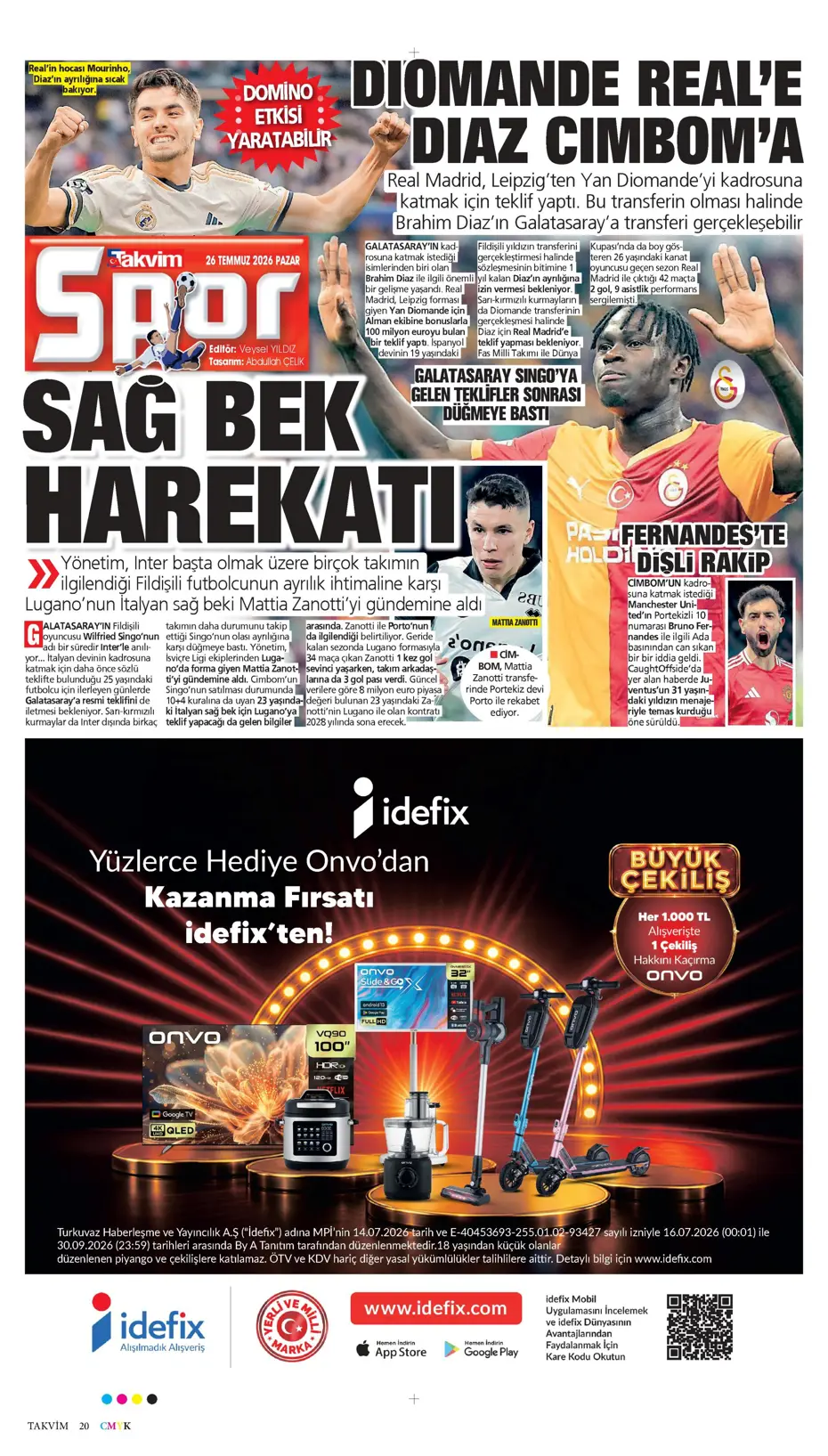 "Darwin Nunez geliyor" | Sporun manşetleri - 28