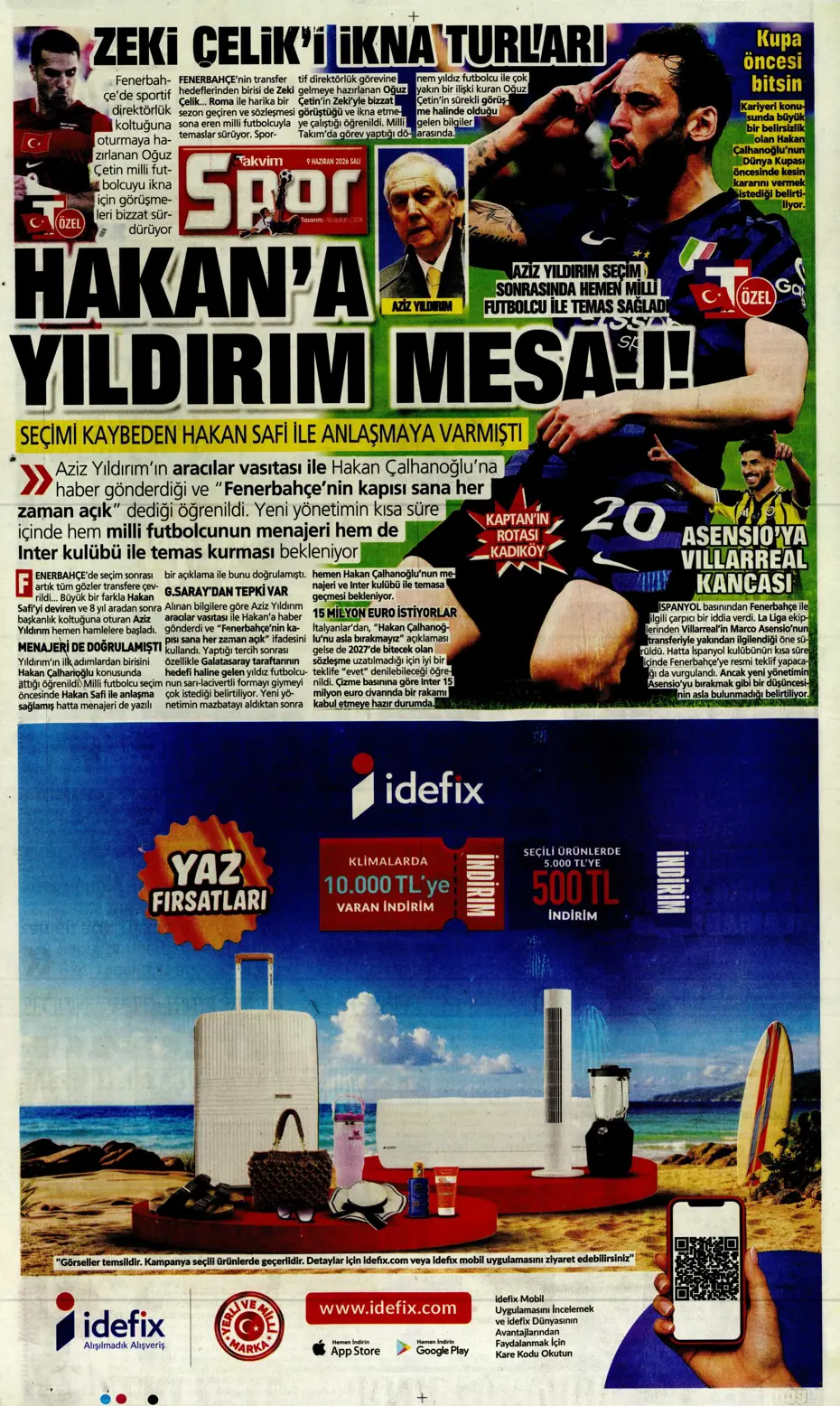 Aziz Yıldırım sonrası ilk ayrılık için İstanbul'a geliyorlar | Sporun manşetleri - 24 Aziz Yıldırım sonrası ilk ayrılık için İstanbul'a geliyorlar | Sporun manşetleri - 24