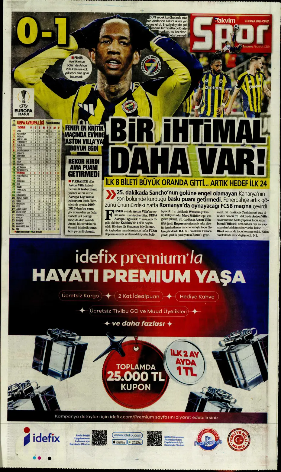 "Fenerbahçe'de En-Nesyri'nin yerine gelecek golcü belli" | Sporun manşetleri - 36 "Fenerbahçe'de En-Nesyri'nin yerine gelecek golcü belli" | Sporun manşetleri - 36