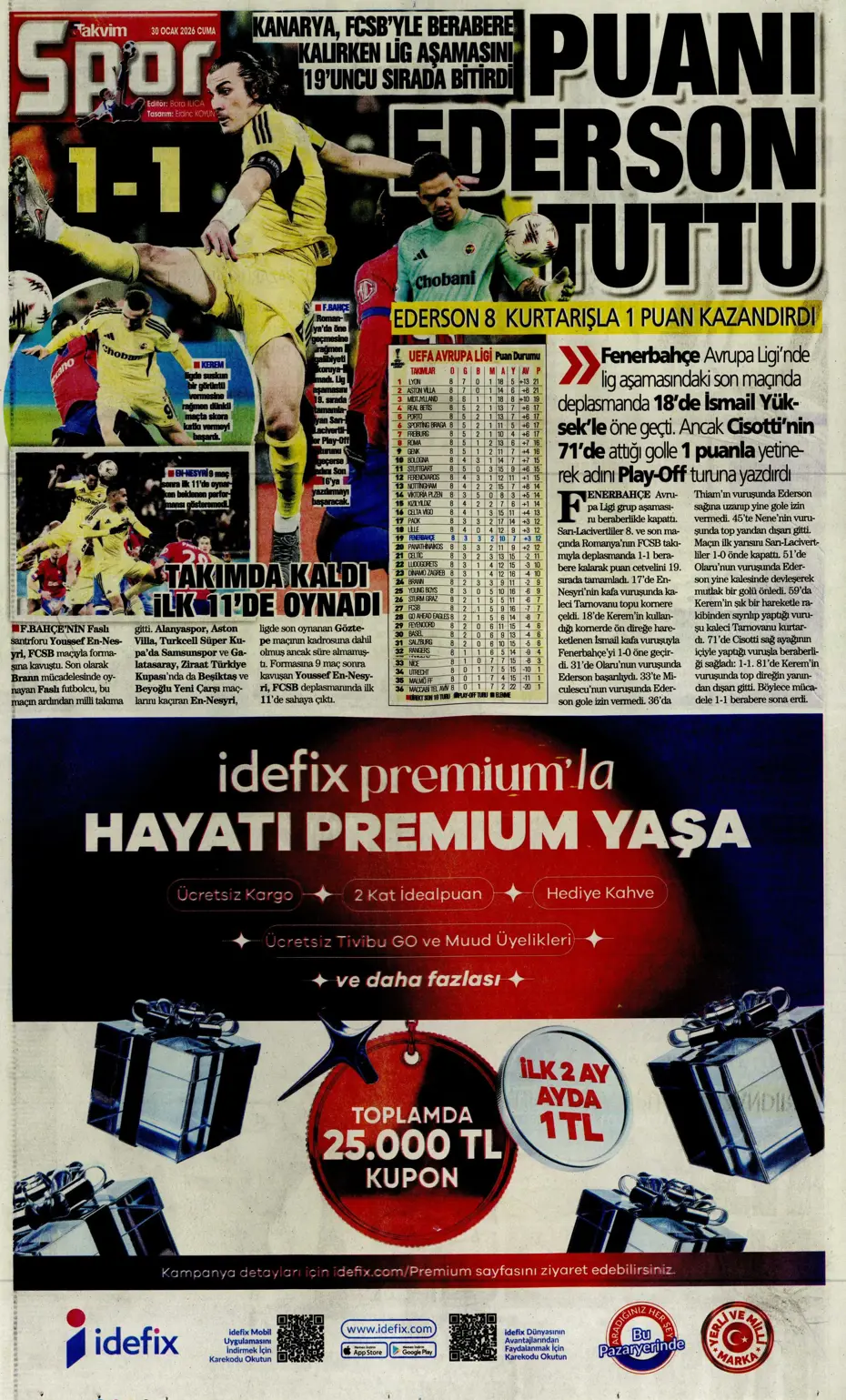 "Galatasaray'ın Gueye transferi tamam" | Sporun manşetleri - 40