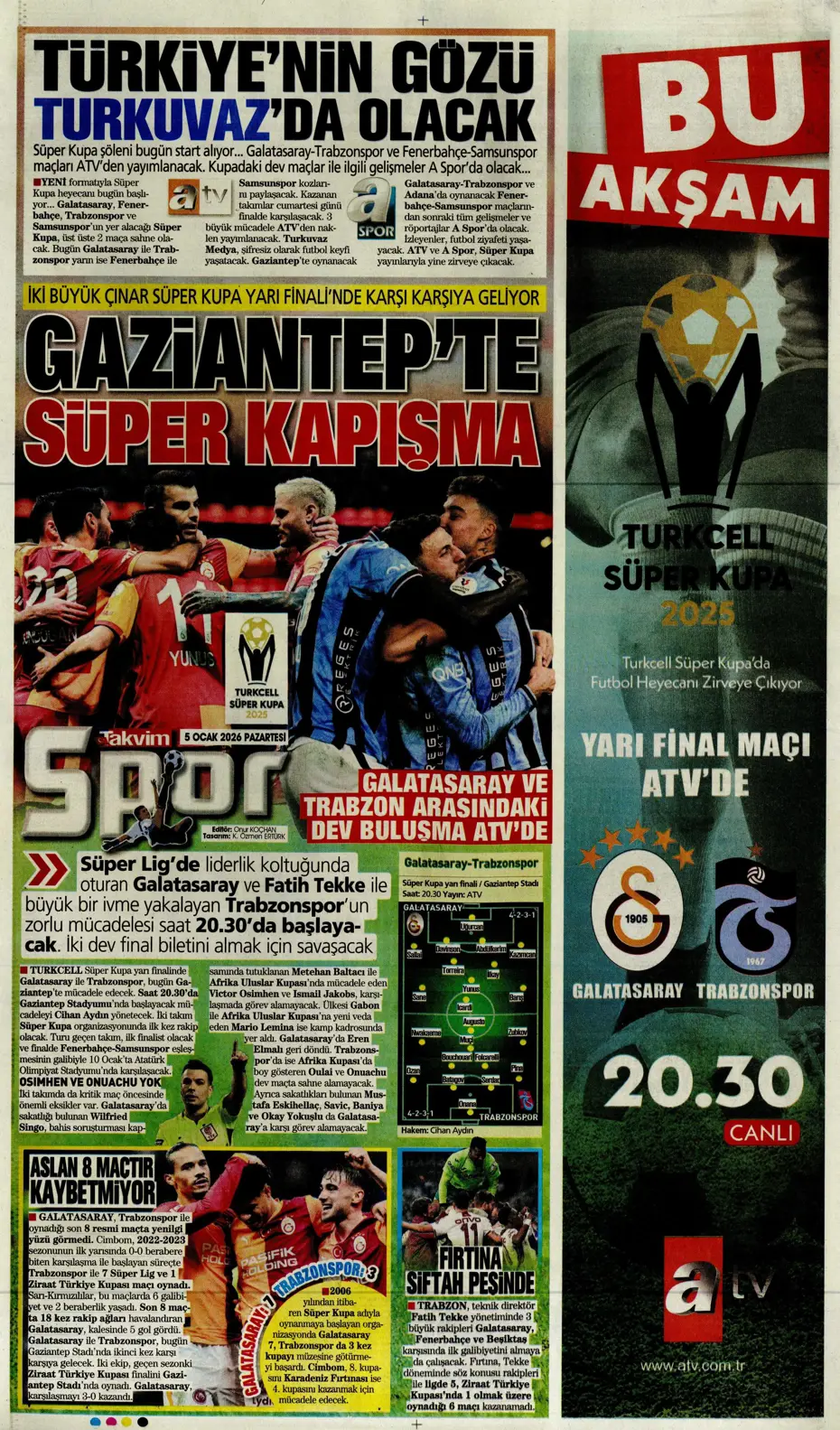 "Fenerbahçe'ye yeni yılın ilk piyangosu Sofyan Amrabat'tan" | Sporun manşetleri - 21