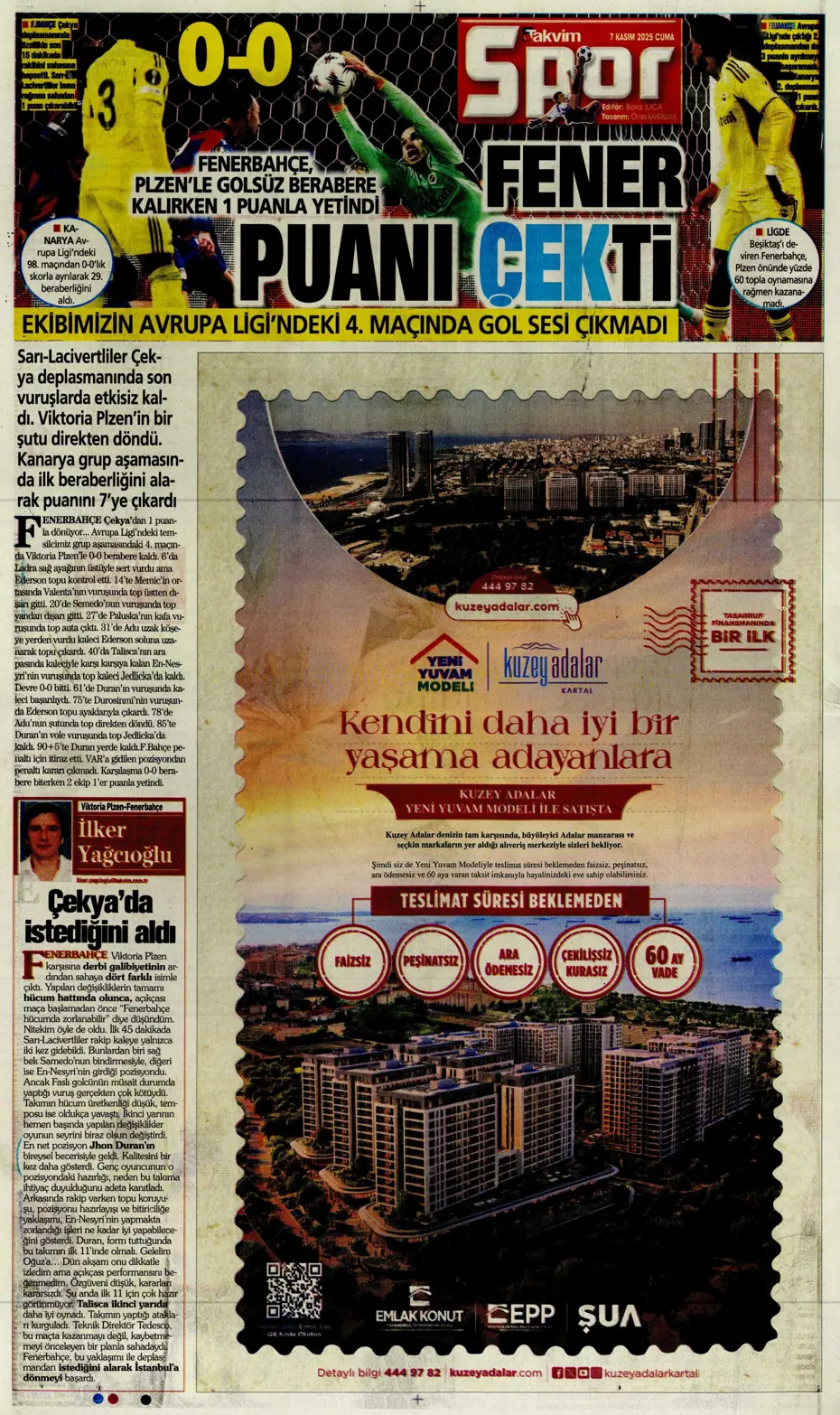 "Hakem Fenerbahçe'nin 2 puanını çaldı" | Sporun manşetleri - 3