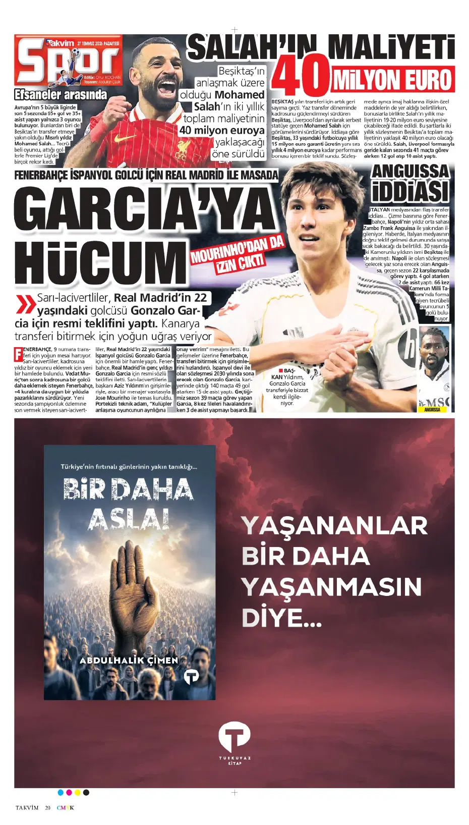 Transferde Günay Güvenç bombası patlamak üzere | Sporun manşetleri - 25