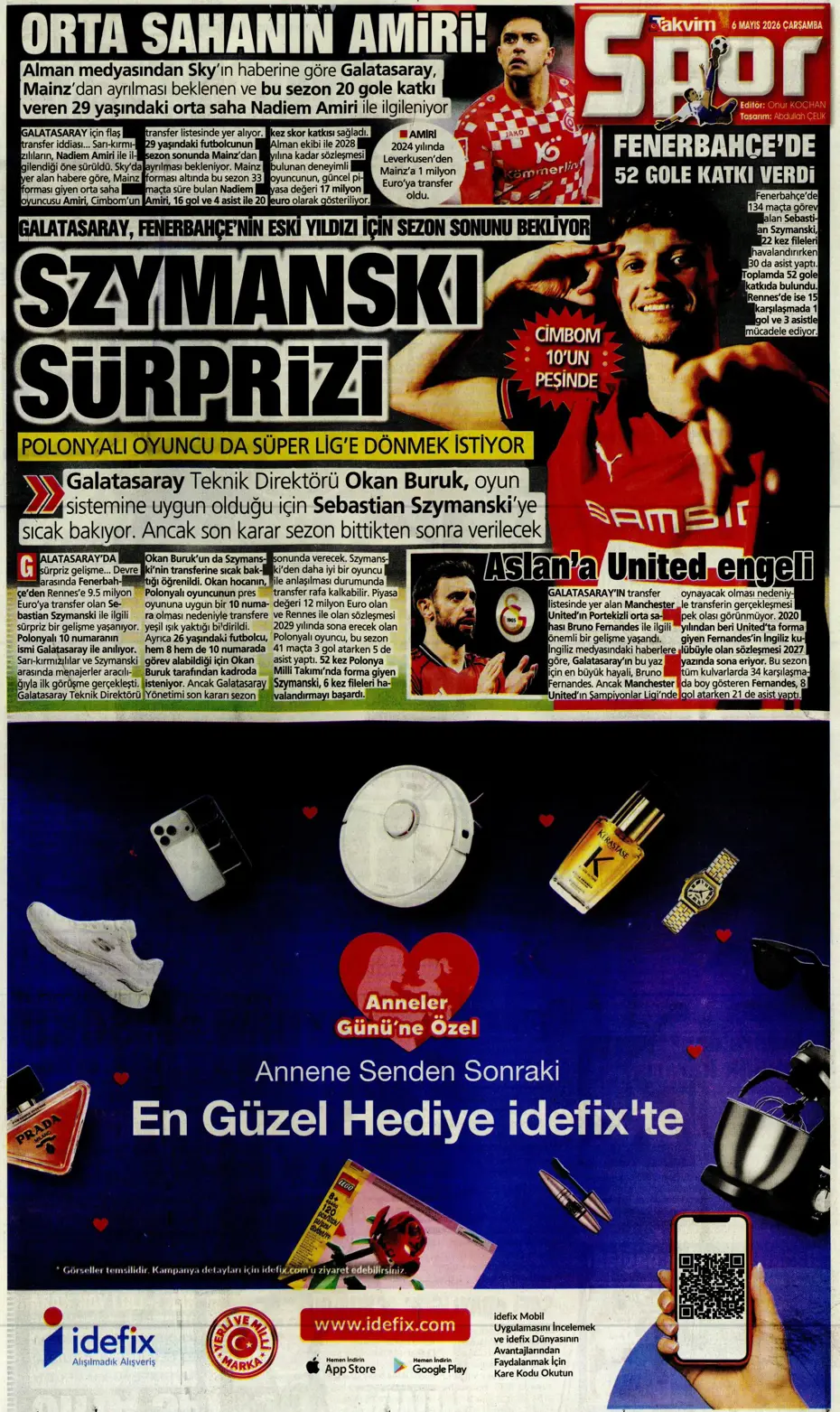 Sadettin Saran giderayak 3 yıldızı Fenerbahçe'ye kazandırıyor | Sporun manşetleri - 33 Sadettin Saran giderayak 3 yıldızı Fenerbahçe'ye kazandırıyor | Sporun manşetleri - 33