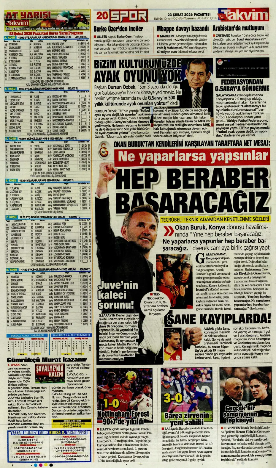 "Fenerbahçe'ye Galatasaray dopingi: Whatsapp grubunda bayram havası" | Sporun manşetleri - 3 "Fenerbahçe'ye Galatasaray dopingi: Whatsapp grubunda bayram havası" | Sporun manşetleri - 3