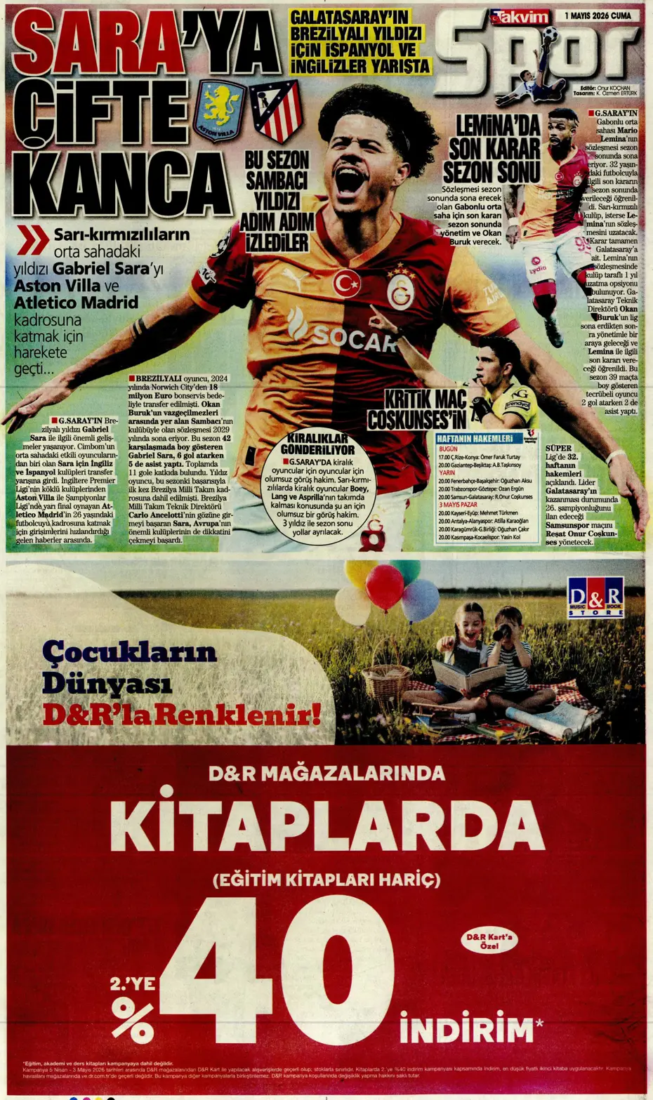 Fenerbahçe'den Salah bombası: Görüşme yapıldı | Sporun manşetleri - 33 Fenerbahçe'den Salah bombası: Görüşme yapıldı | Sporun manşetleri - 33