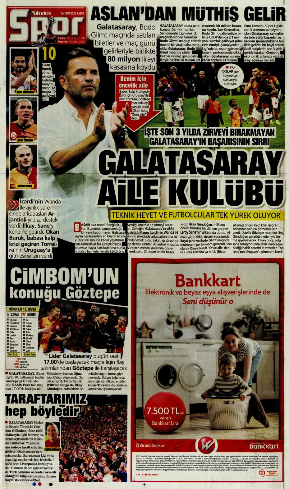 "Fenerbahçe'ye gol makinesi Sörloth" | Sporun manşetleri - 3 "Fenerbahçe'ye gol makinesi Sörloth" | Sporun manşetleri - 3