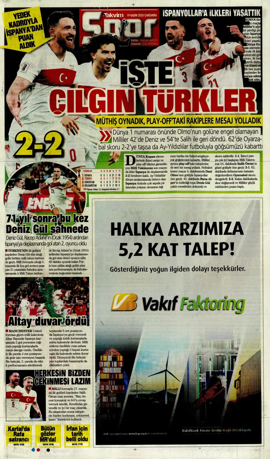 "Bizim Çocuklar Boğa'yı şişledi" | Sporun manşetleri - 3