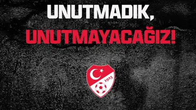 TFF ve spor kulüplerinden 6 Şubat depremlerinde hayatını kaybedenler için anma mesajı