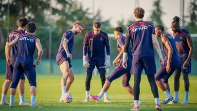 Trabzonspor, Ferencvaros maçı hazırlıklarını tamamladı Trabzonspor, Ferencvaros maçı hazırlıklarını tamamladı