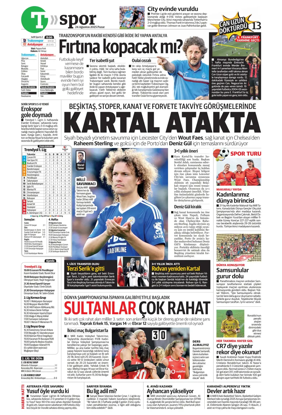 "Galatasaray'a üçlü piyango" | Sporun manşetleri - 3