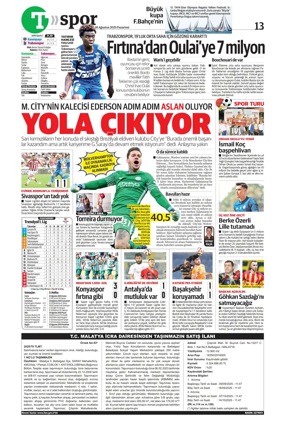 "Galatasaray'dan Antony bombası" | Sporun manşetleri - 3