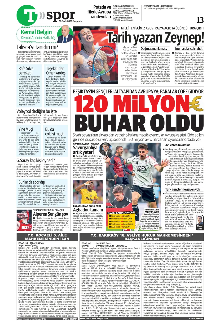 "Galatasaray'dan Atletico maçı sonrası 2 transfer birden" | Sporun manşetleri - 14