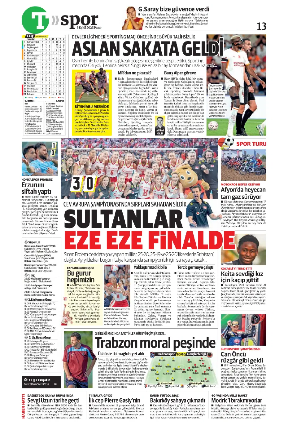 "Kadıköy'ün kralı Kartal" | Sporun manşetleri - 8 "Kadıköy'ün kralı Kartal" | Sporun manşetleri - 8