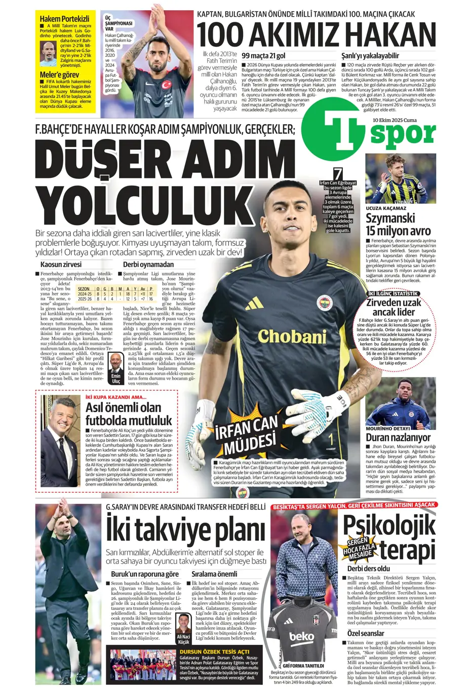 "Sadettin Saran ilk transferini milli yıldızla yapıyor" | Sporun manşetleri - 2