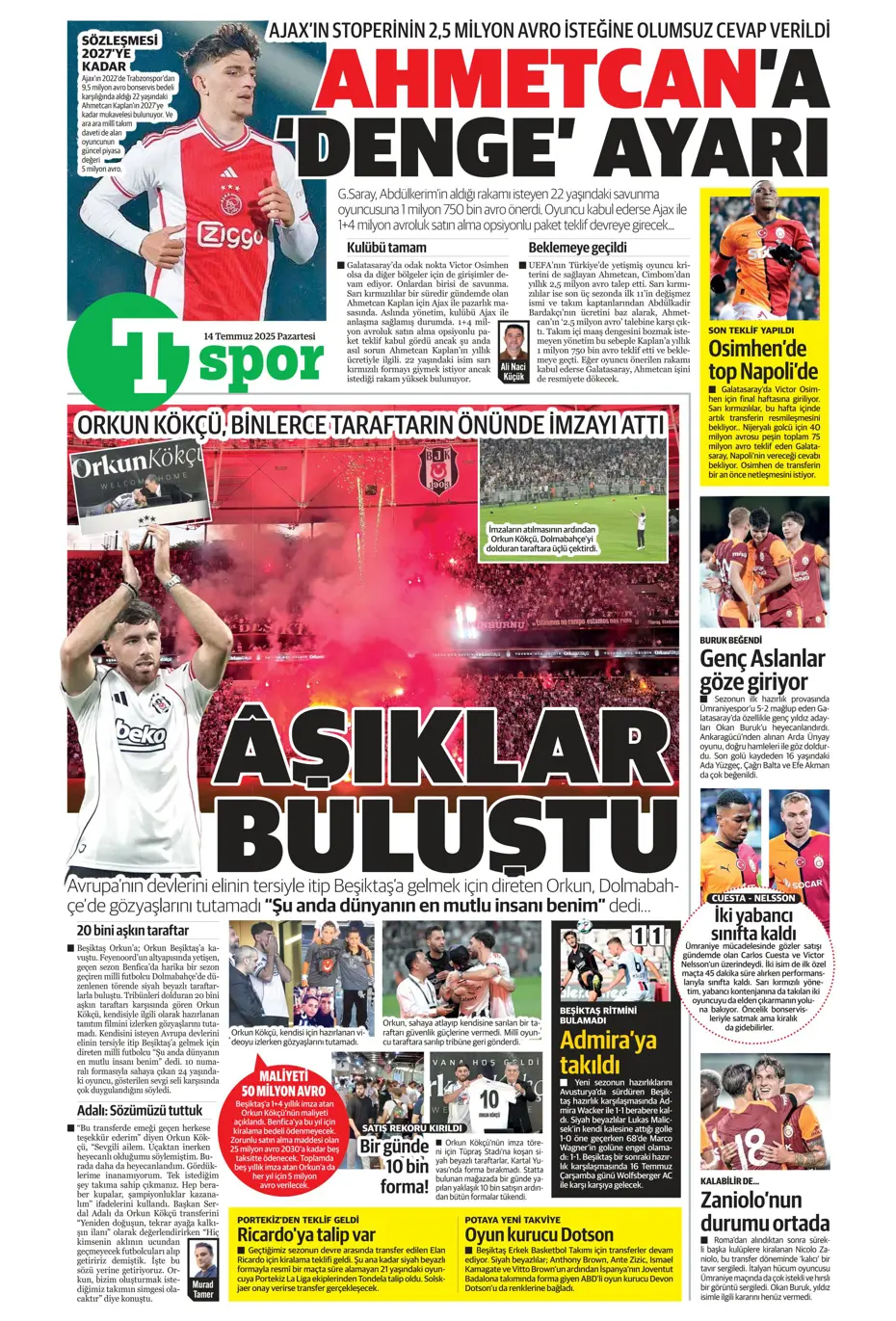 "Marco Asensio Fenerbahçe'de" | Sporun manşetleri - 2