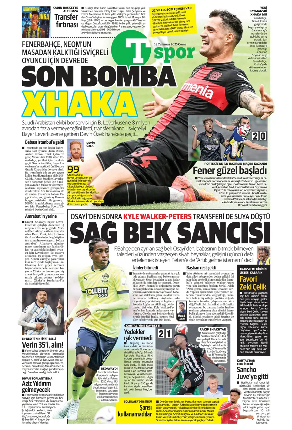 "Fenerbahçe'ye En-Nesyri piyangosu" | Sporun manşetleri - 2