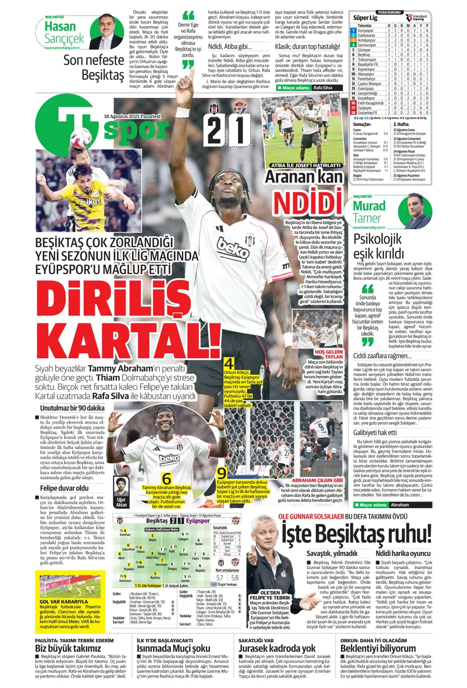 "Galatasaray'dan Antony bombası" | Sporun manşetleri - 2