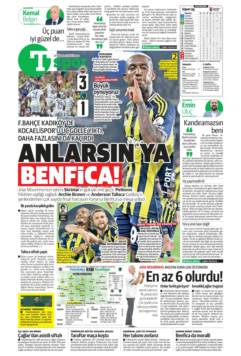 "Galatasaray'a üçlü piyango" | Sporun manşetleri - 2