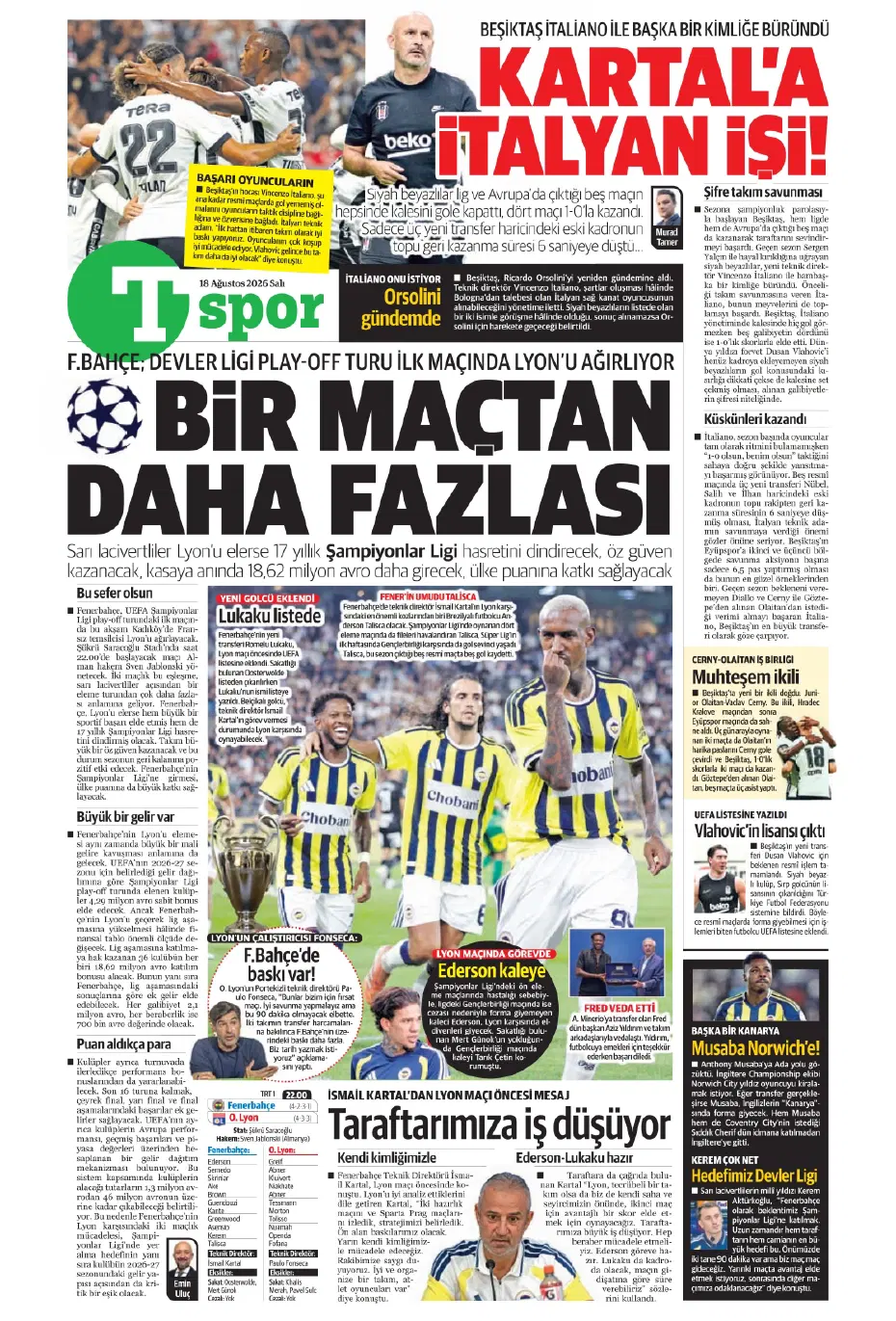 Cerny'nin yerine 40 milyonluk dünya starı Beşiktaş'a | Sporun manşetleri - 10
