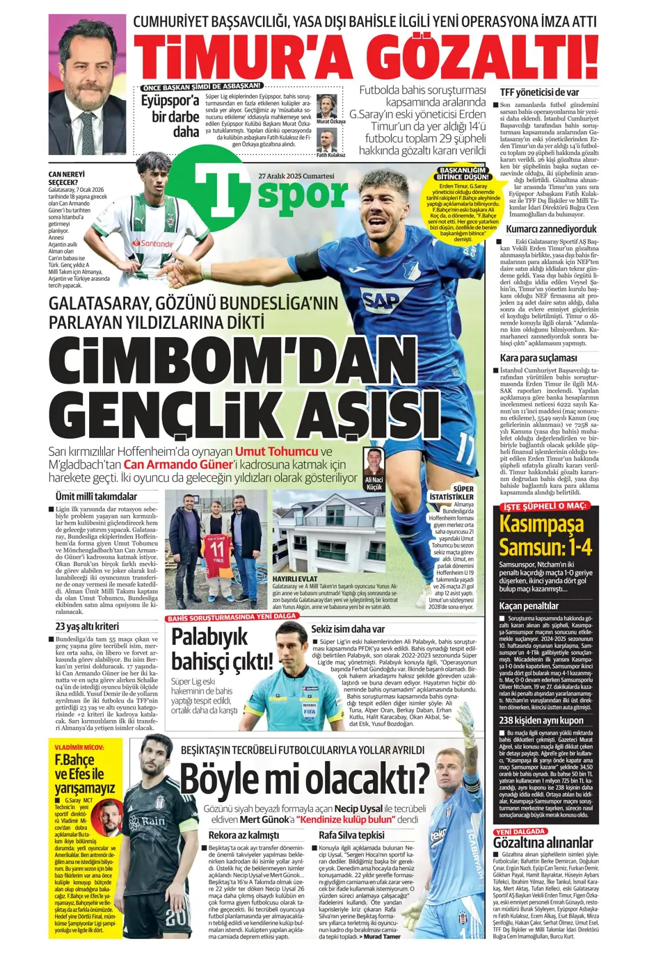 "Fenerbahçe'de 7 ayrılık birden" | Sporun manşetleri - 21 "Fenerbahçe'de 7 ayrılık birden" | Sporun manşetleri - 21