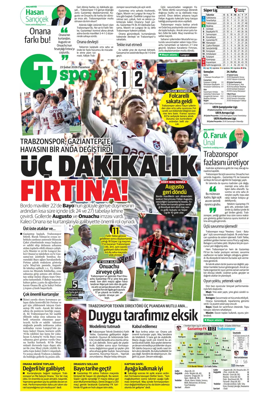 "Fenerbahçe'ye Galatasaray dopingi: Whatsapp grubunda bayram havası" | Sporun manşetleri - 20 "Fenerbahçe'ye Galatasaray dopingi: Whatsapp grubunda bayram havası" | Sporun manşetleri - 20