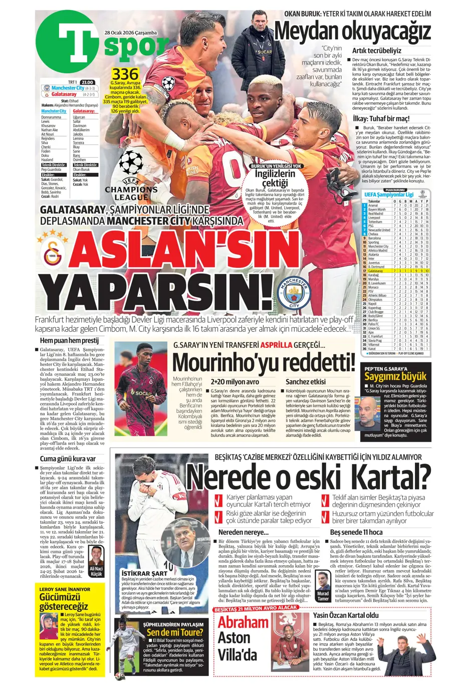 "Jose Mourinho Fenerbahçe'den bomba transfer yapıyor" | Sporun manşetleri - 9