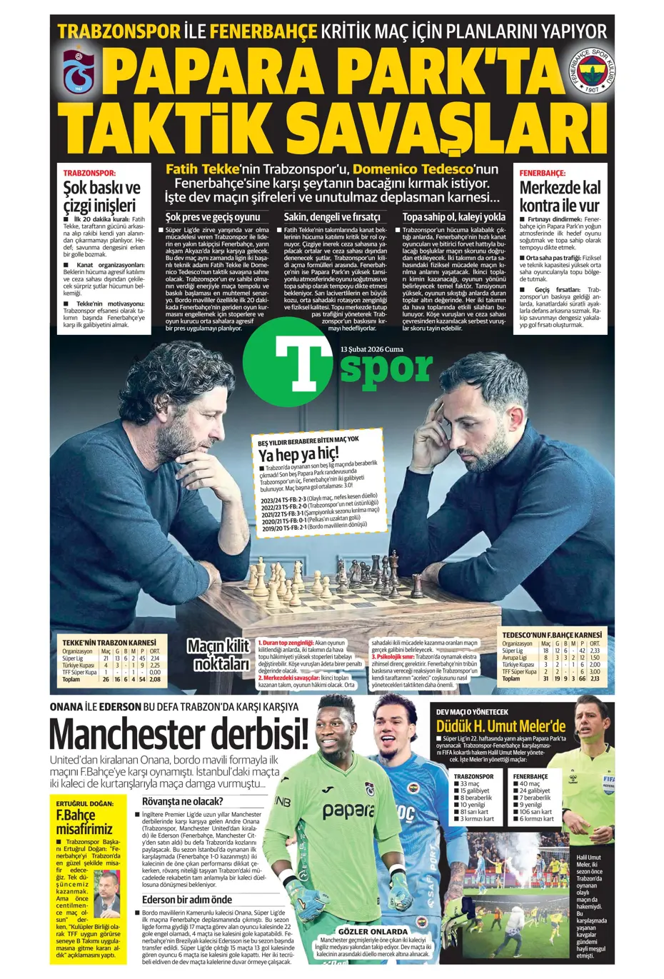 "Tedesco teklifi kabul etmeye yakın" | Sporun manşetleri - 29