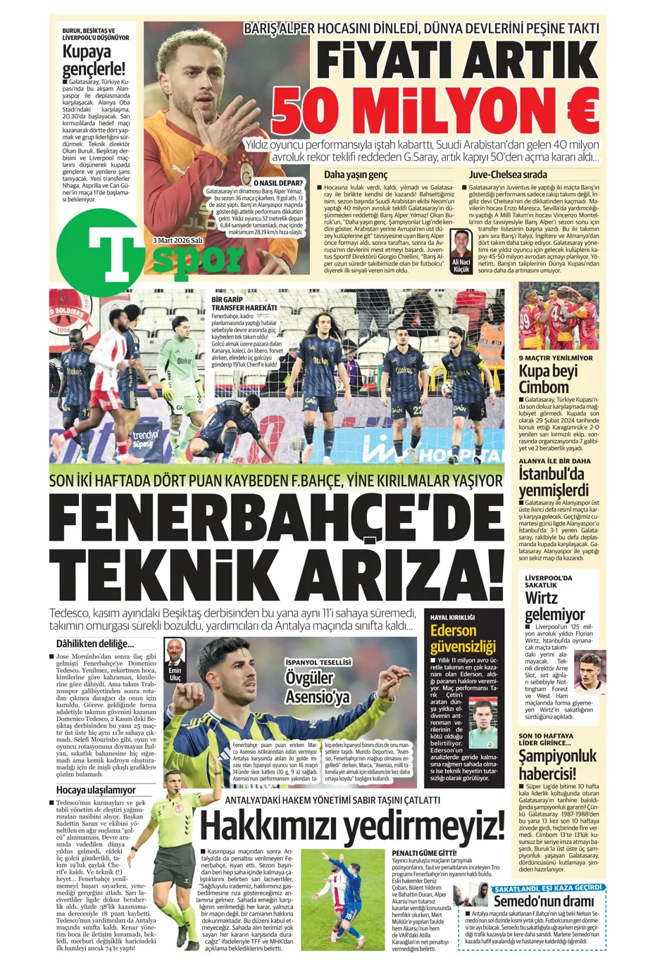 "Eyvah! Skriniar'da Fenerbahçelileri endişelendiren gelişme" | Sporun manşetleri - 28