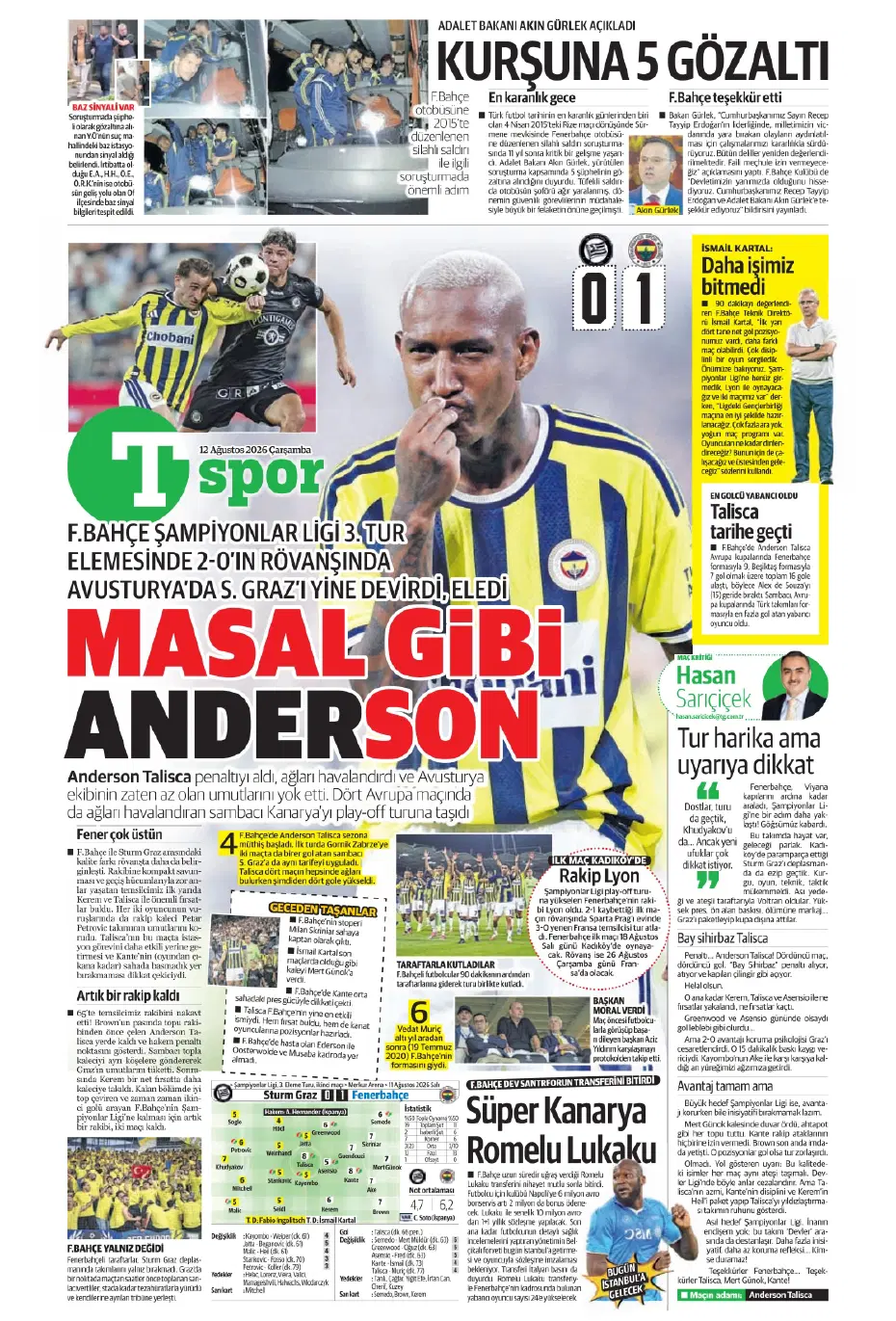 Fred'in hemen ardından bir veda daha geliyor! Yerine gelecek isim çoktan belli | Sporun manşetleri - 19 Fred'in hemen ardından bir veda daha geliyor! Yerine gelecek isim çoktan belli | Sporun manşetleri - 19