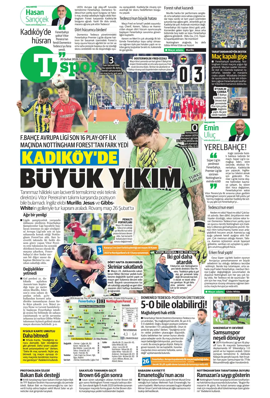 "Vitor Pereira Fenerbahçe'yi mat etti" | Sporun manşetleri - 16