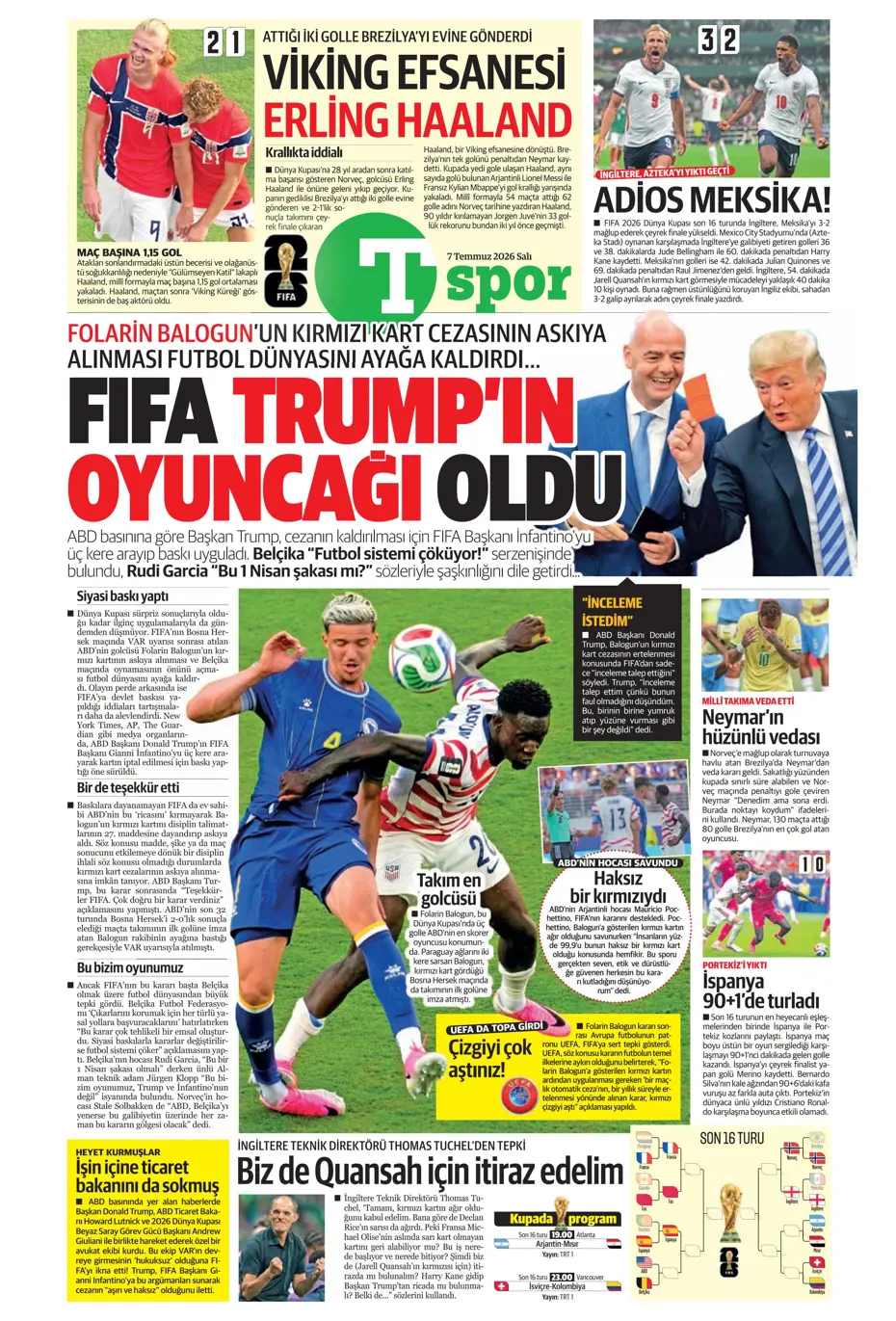 "Ve Greenwood, Fenerbahçe'de" | Sporun manşetleri - 18