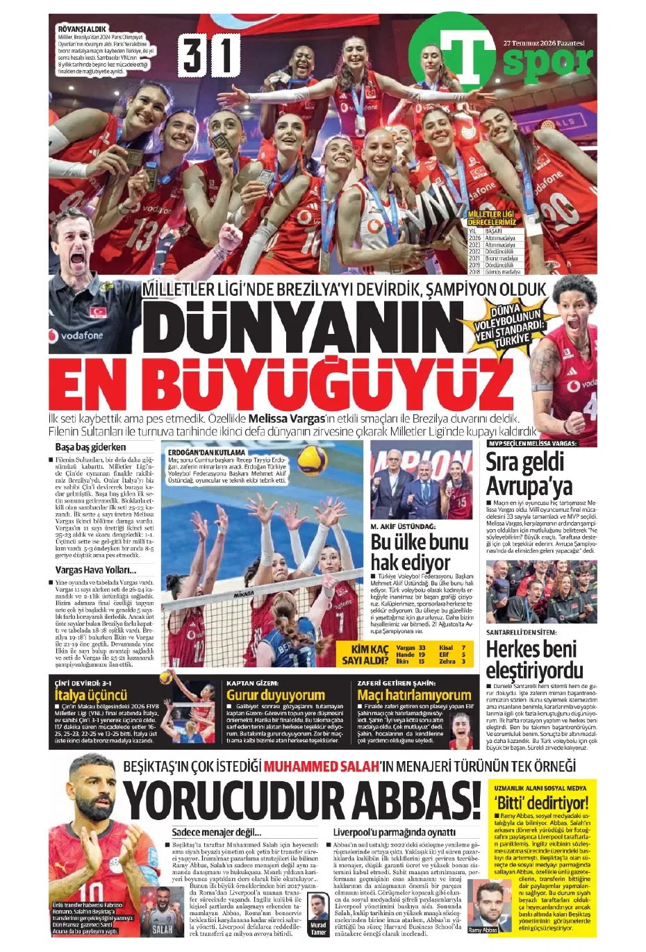 Transferde Günay Güvenç bombası patlamak üzere | Sporun manşetleri - 19