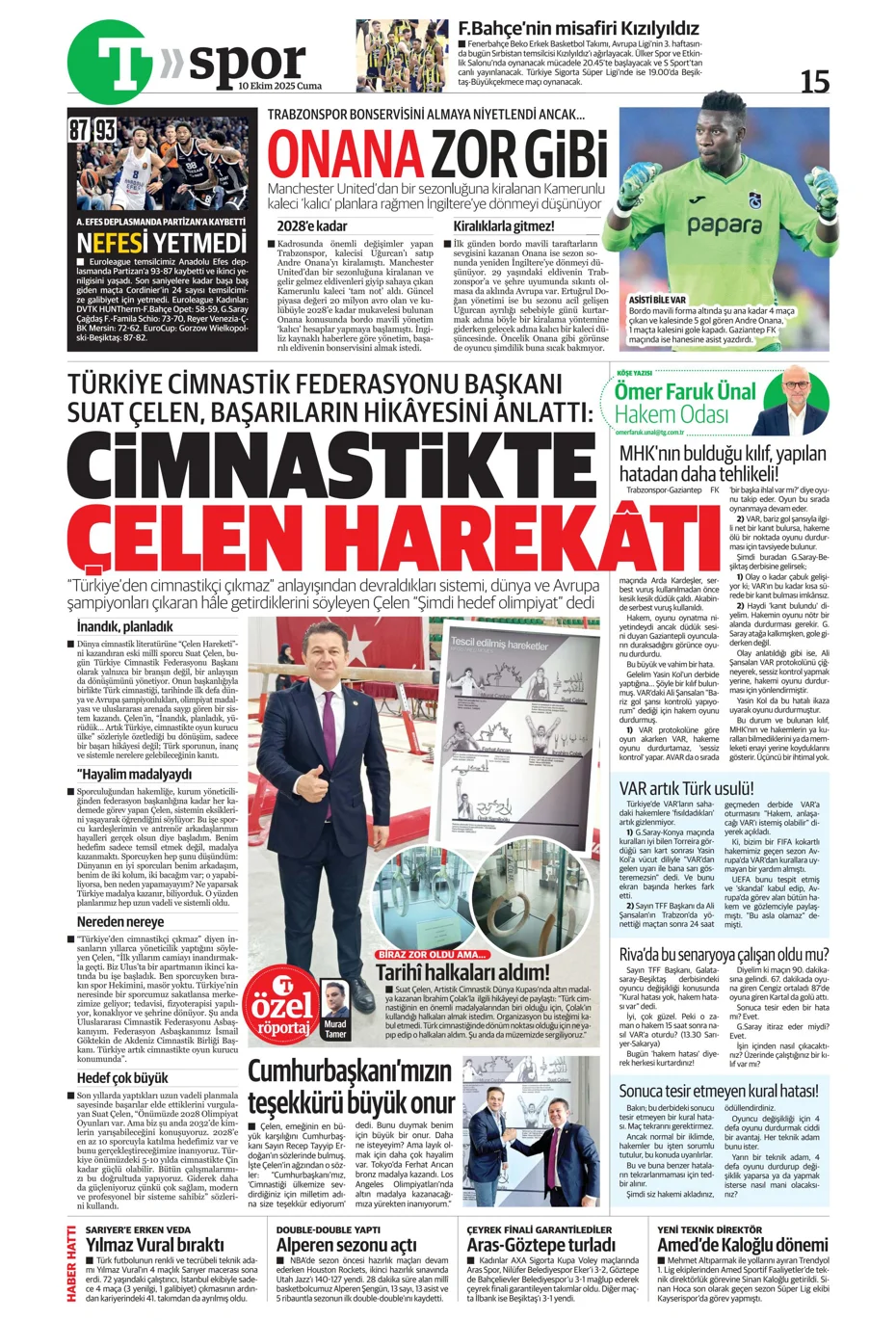 "Sadettin Saran ilk transferini milli yıldızla yapıyor" | Sporun manşetleri - 1