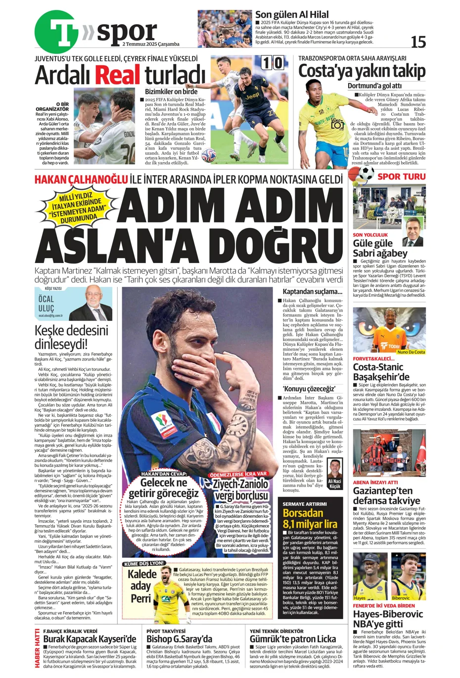 "Osimhen'de geri sayım" | Sporun manşetleri - 1