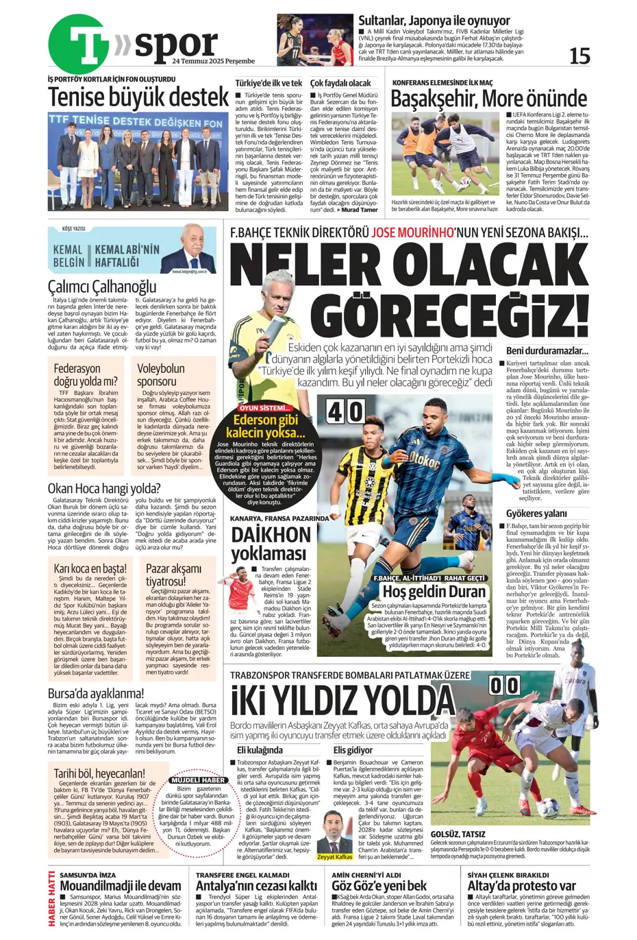 "Enzo Millot Aslan oluyor" | Sporun manşetleri - 3