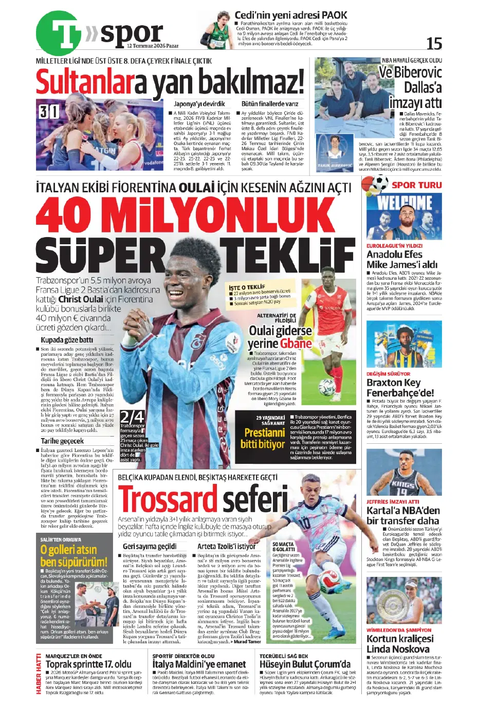 Galatasaray'a 50 milyon euroluk yıldız! İlk görüşme gerçekleşti | Sporun manşetleri - 17