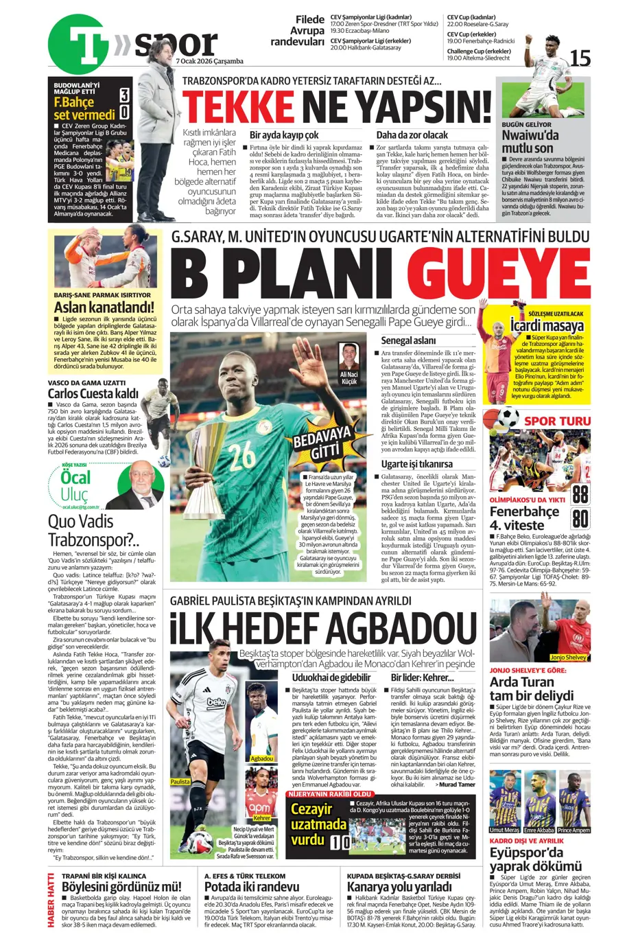 "İrfan Can Kahveci bugün resmi imzayı atacak" | Sporun manşetleri - 16