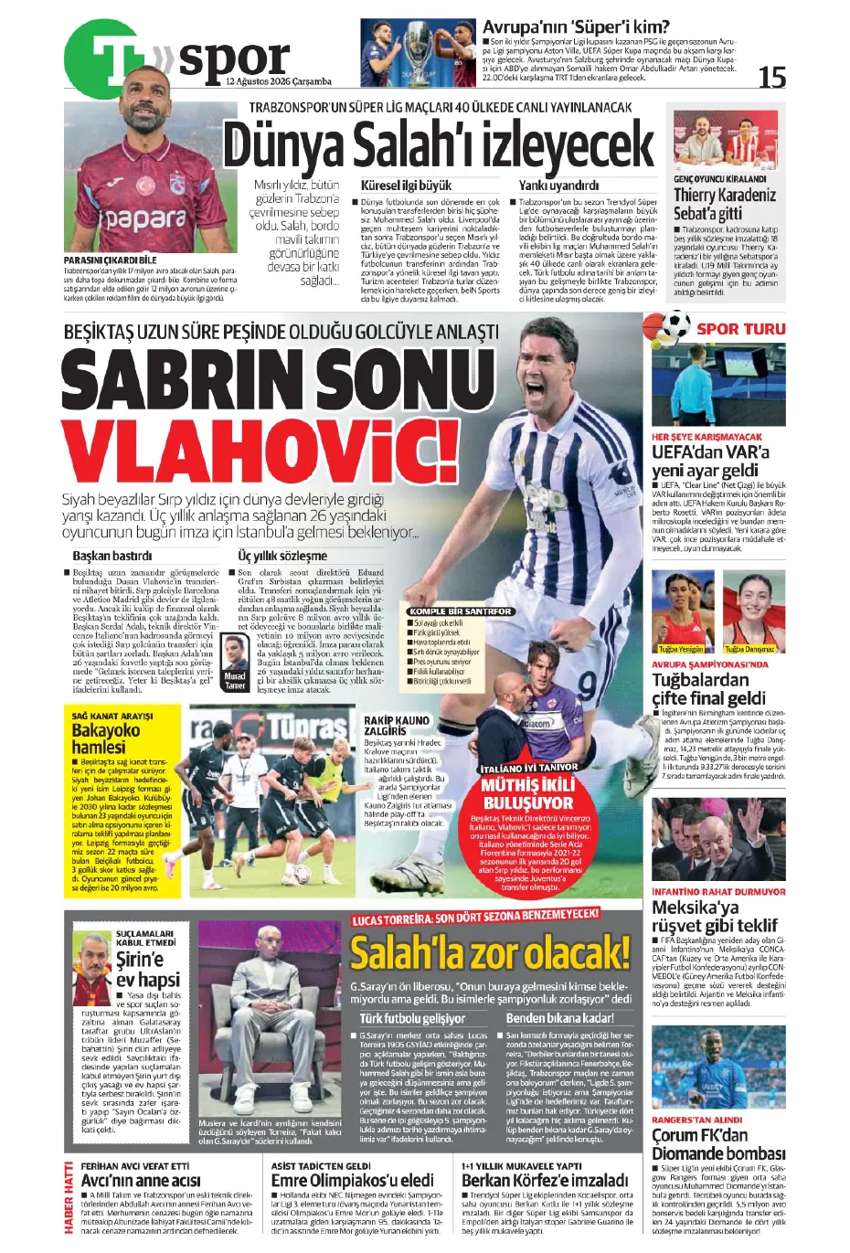 Fred'in hemen ardından bir veda daha geliyor! Yerine gelecek isim çoktan belli | Sporun manşetleri - 18 Fred'in hemen ardından bir veda daha geliyor! Yerine gelecek isim çoktan belli | Sporun manşetleri - 18